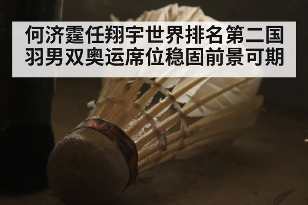 何济霆任翔宇世界排名第二国羽男双奥运席位稳固前景可期